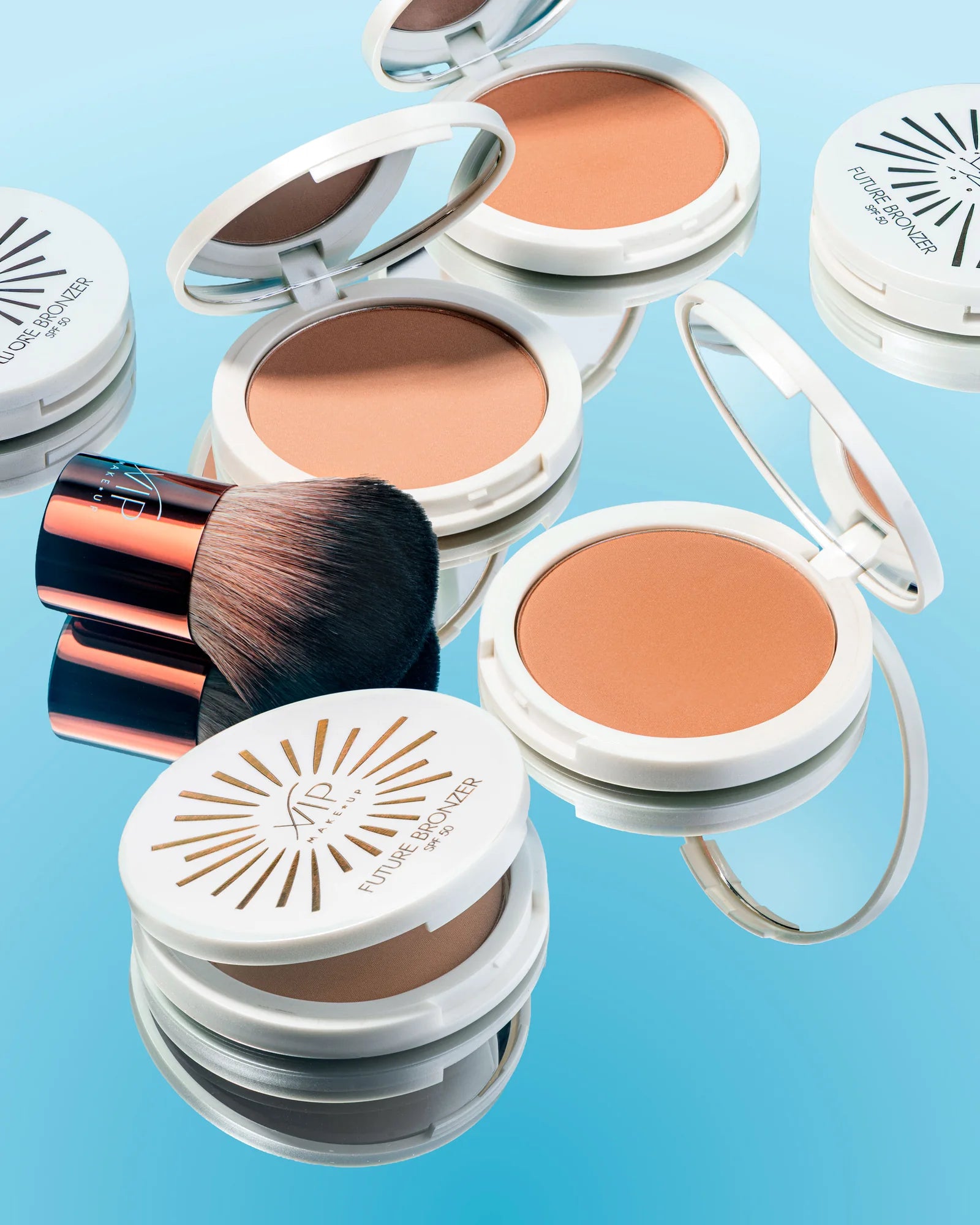 Terra abbronzante Future Bronzer SPF 50 con pennello Vip Make Up